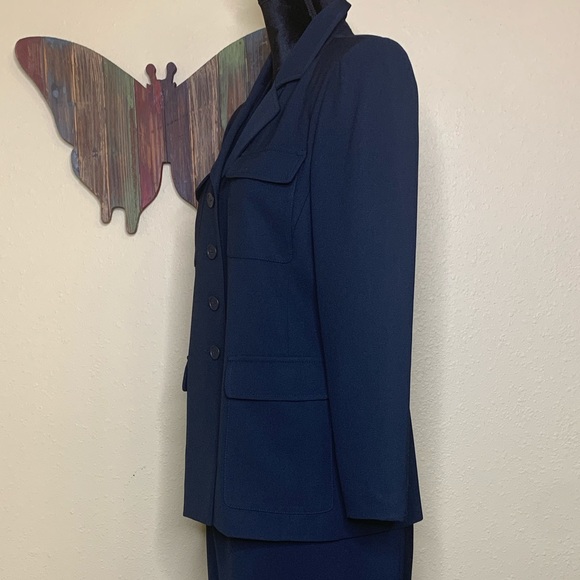 Kasper 4 Button Skirt Suit - Picture 3 of 7